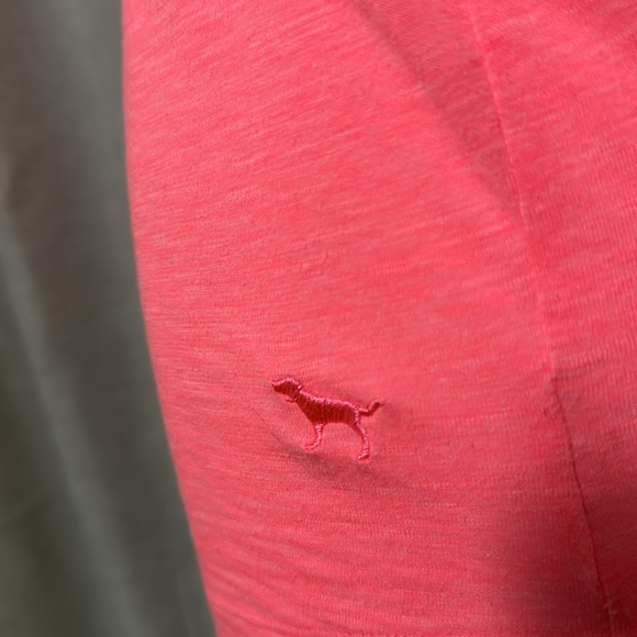 VS PINK-Tissue Long Sleeve Tee-Sz XS-Hot Pink-GUC - Picture 5 of 15